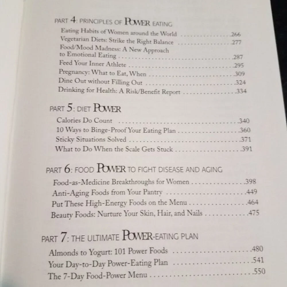 Maximum Food Power for Women Cookbook Book